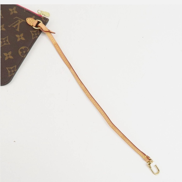 Authentic Louis Vuitton Neverfull MM pink pivone pouch wristlet - Picture 15 of 15